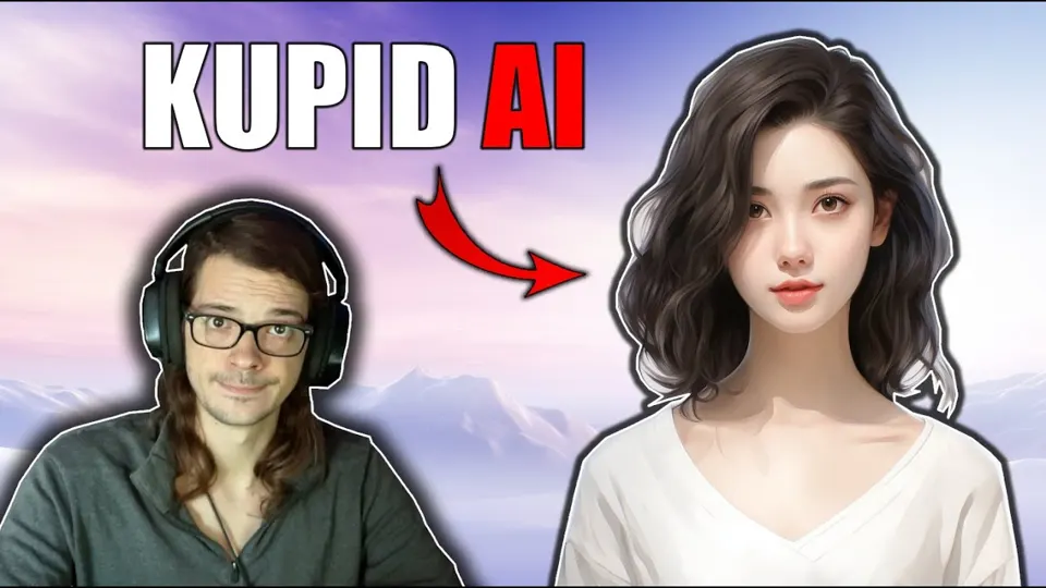 Thumbnail van de YouTube-video “The AI Girlfriend App to RULE them ALL... | Kupid AI” (kanaal Obscure Nerd)